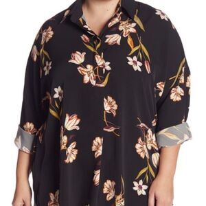 Catherine Catherine Malandrino Boyfriend Blouse 1X